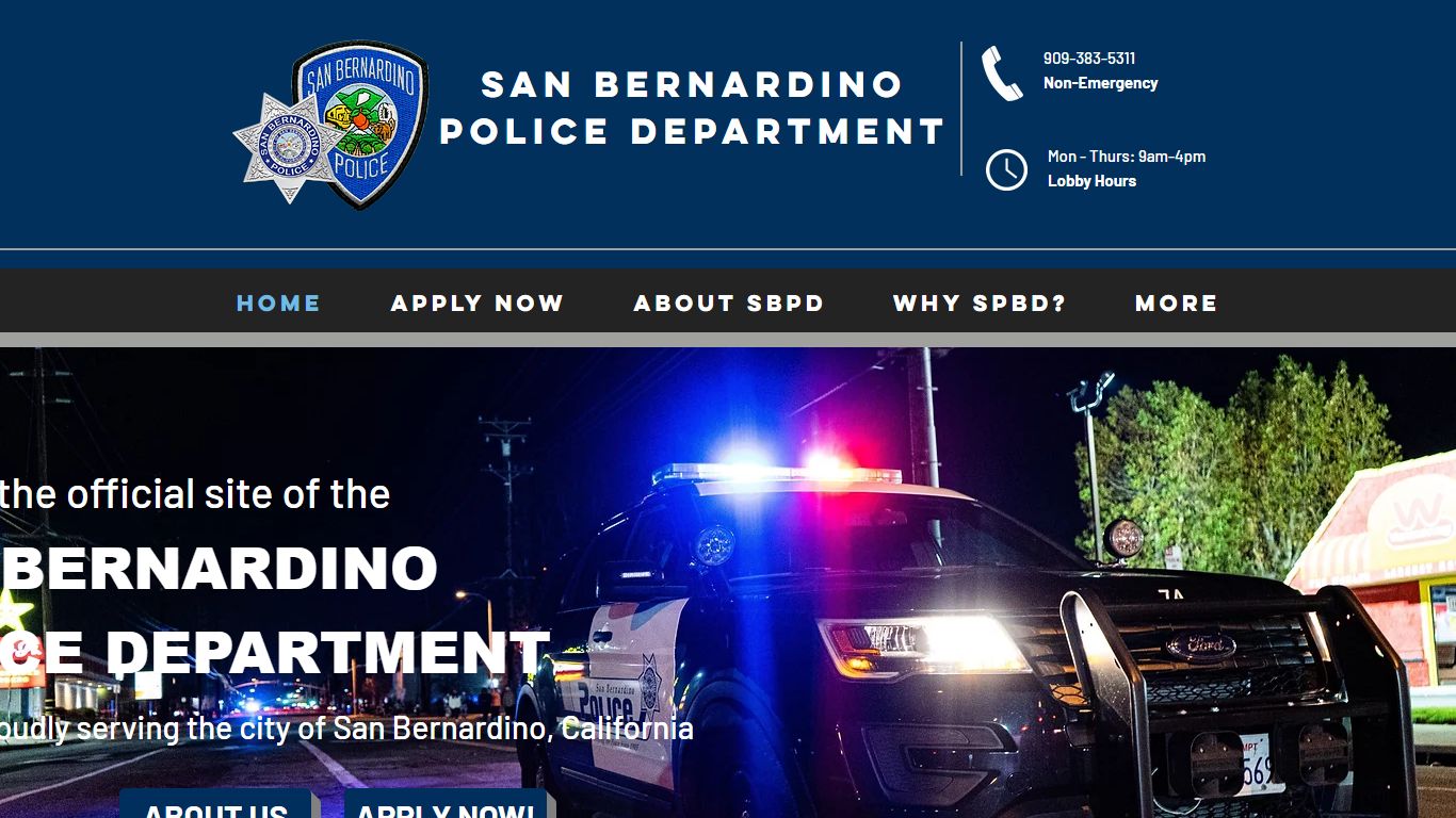 San Bernardino Police Department | Join our team TODAY!